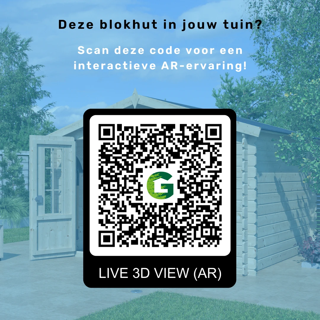 Woodlands Blokhut Winnipeg 505 x 320 cm Groen Geïmpregneerd - Afbeelding 9